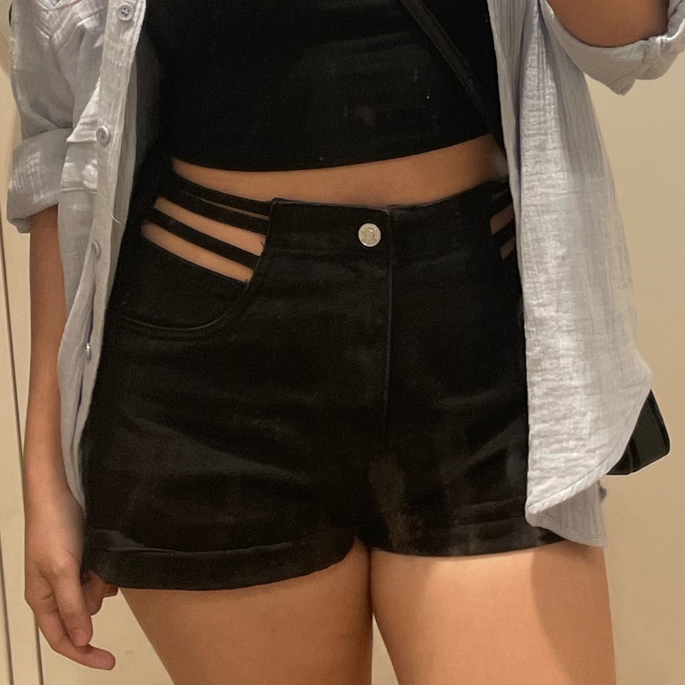 High waisted shorts